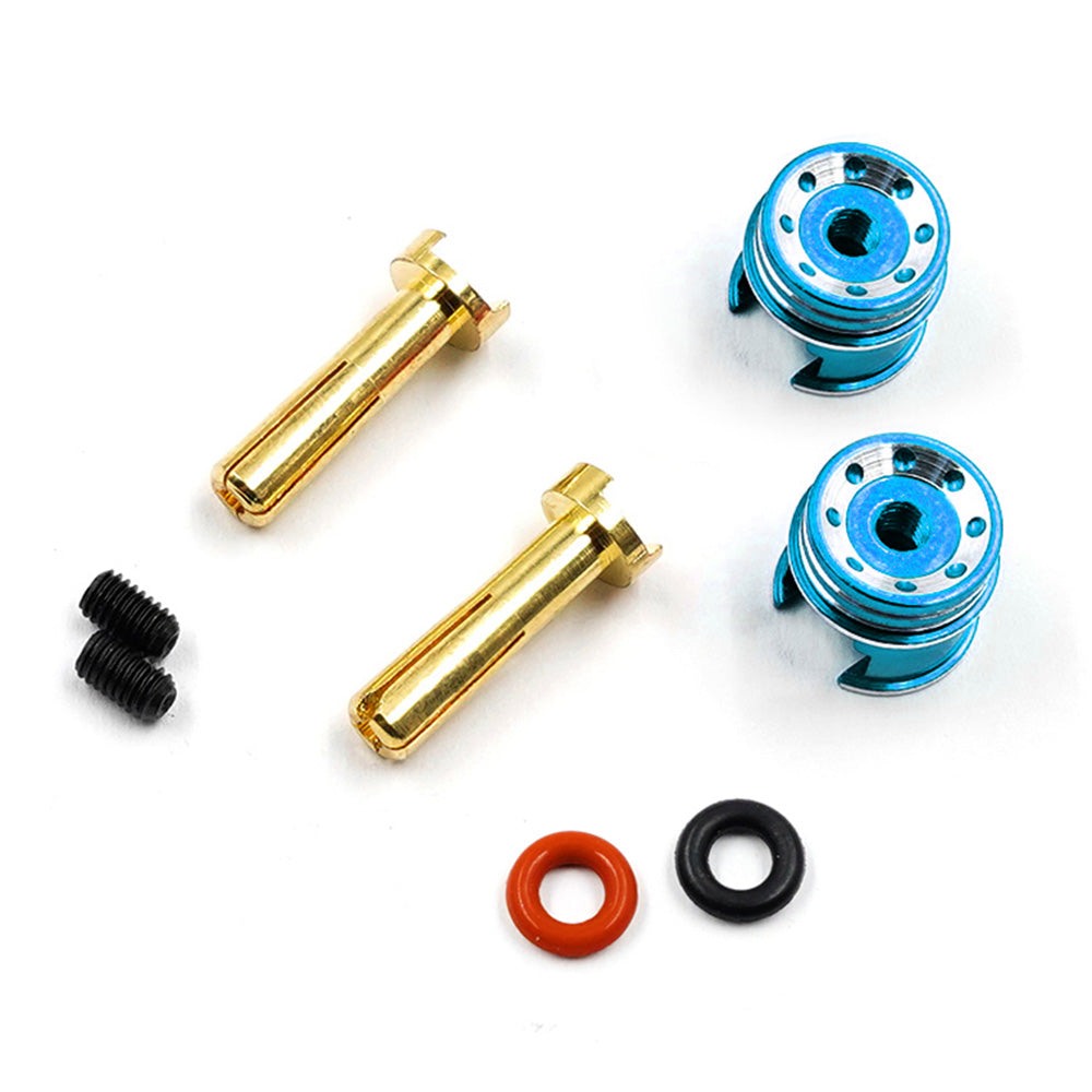 Yeah Racing Aluminium Grips 5mm Bullet Plug Various Colours