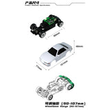 BM Racing 1/28 FLD S13 Drift Car RWD RTR EP w/ 2.4GHz Radio w/o Battery and Charger