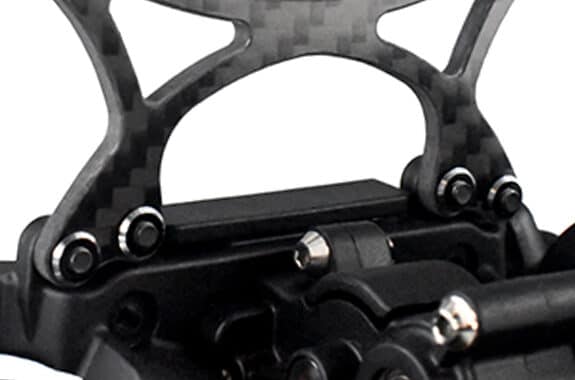 Reve D Alu Insert Nut (For 2.5mm thick carbon plate) 4pcs RC-IN25