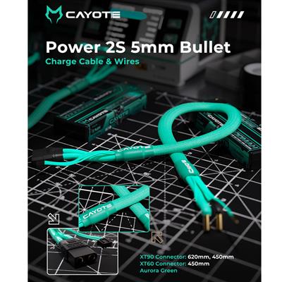 CAYOTE 2S Balance Charge Cable XT60/5mm 450mm CYECW03