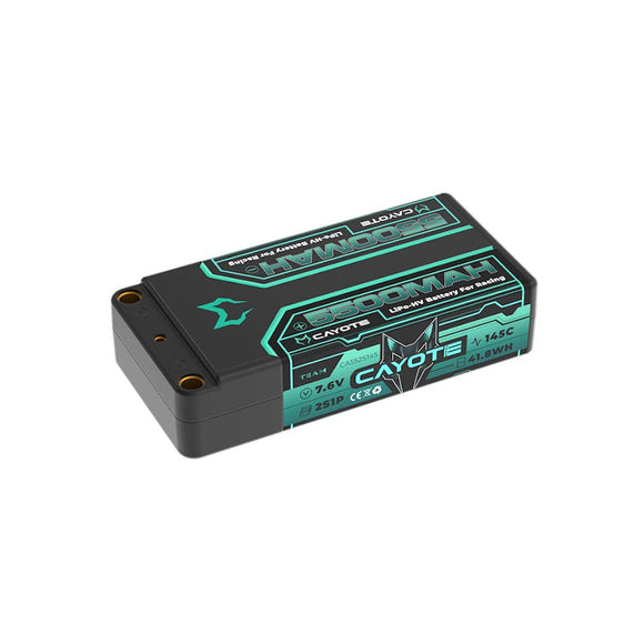CA552S145 - CAYOTE LIPO 5500MAH HV SHORTY 7.6V 22.2MM 203G