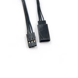Yeah Racing 150mm High Current Servo Extension Wire – Black (JR/Futaba Plug)(WPT-0155BK)