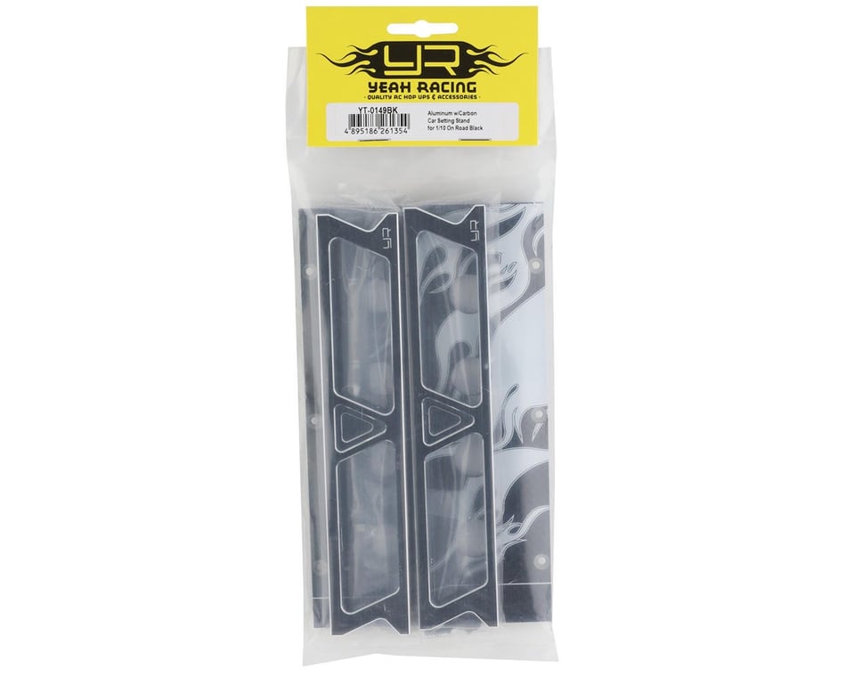 Yeah Racing 1/10 On-Road Aluminum & Carbon Multi-Function Car Stand (Black) YT-0149BK