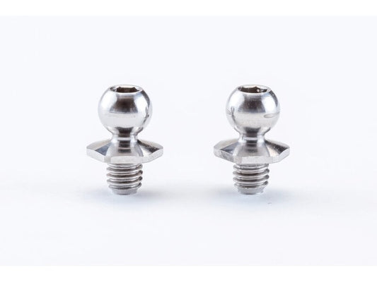 ReveD / RT-006SN3 / SPM Titanium Rod End Ball Short Neck SS / φ4.3mm / Screw Length 3.0mm (2pcs)