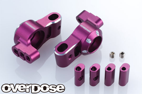 ES Aluminum Rear Upright (Rear Knuckles) (For GALM series) RED PURPLE BLACK [Overdose] OD2897 OD2898 OD2899