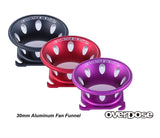 30mm Aluminum Air Funnel / Cooling Fan Shroud (Red, Purple, Black) [Overdose