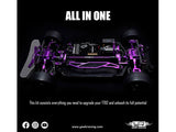 Yeah Racing Magenta Aluminum Conversion Kit For Tamiya TT02 Purple