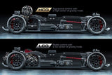 MST RMX EX‑S PRO RWD Drift Car Kit - 1/10 RC Drift Chassis (532213)