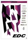 Geometric Purple/Black