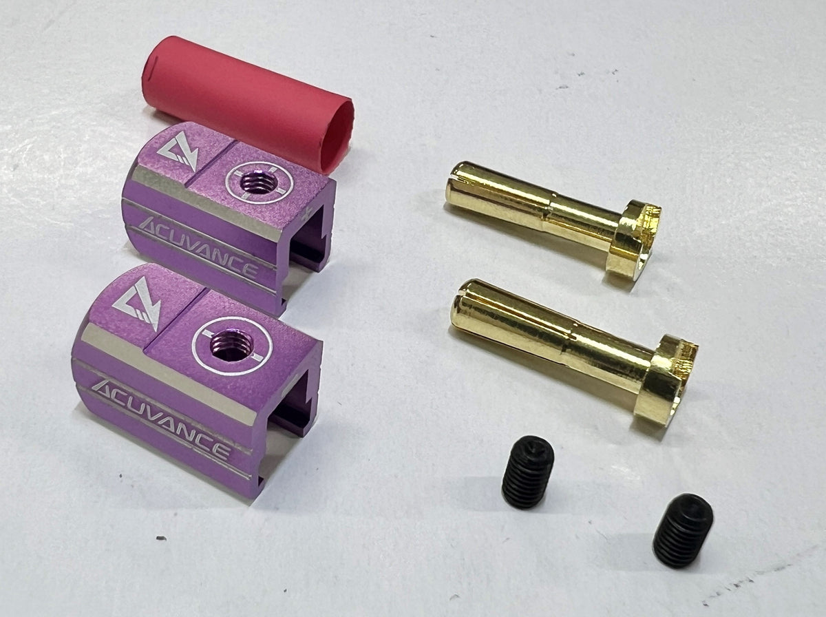 Acuvance Battery Connectors 5mm Various Colours