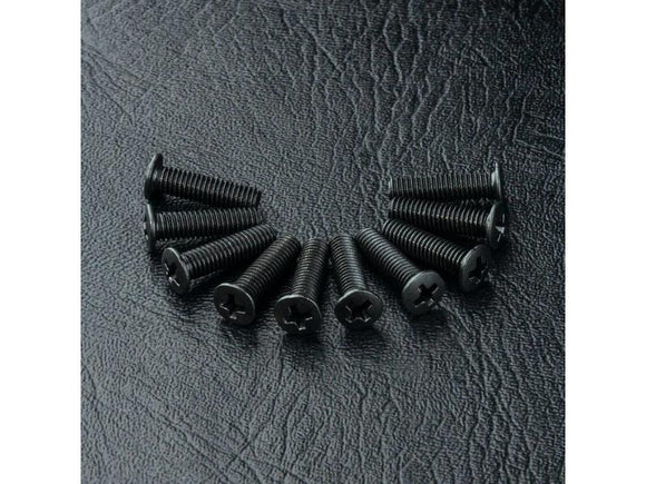 MST Flat Head Screws M3x11 (10) 110012