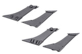 8810 STYLE Molded Wing Stay Type A (General purpose Steel Screw 6pcs) HS-WS-AG