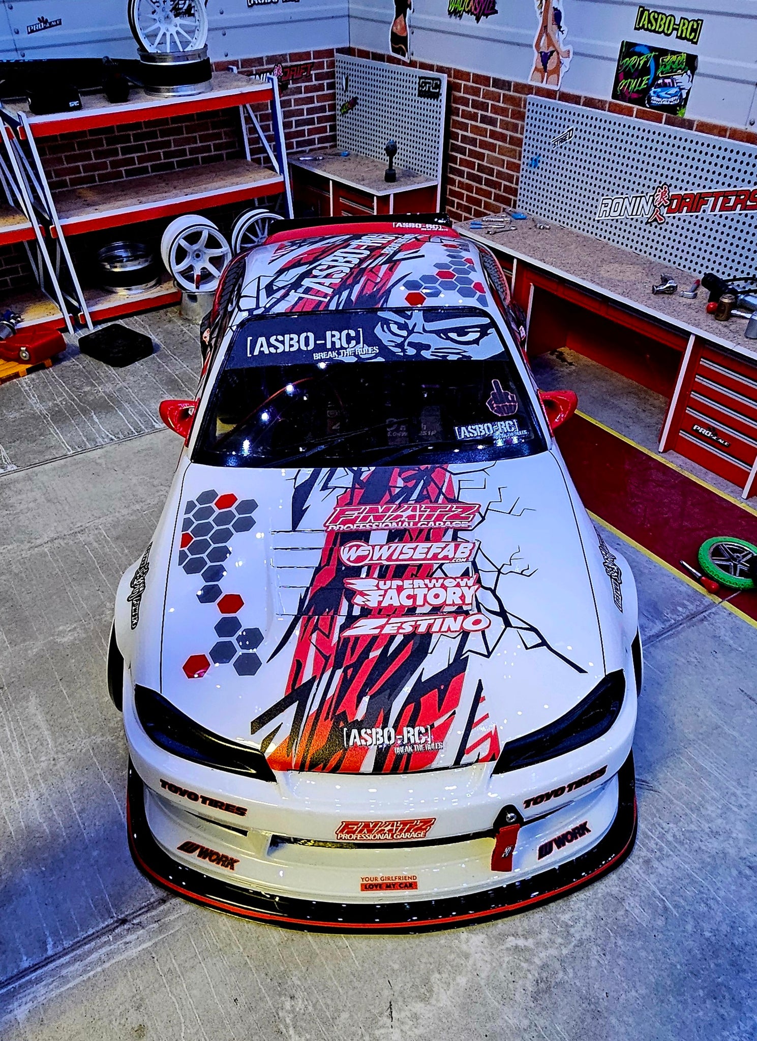 アディクション s15 Addiction RC 1/10 Nissan S15 Silvia 2020 Clear Body Set For