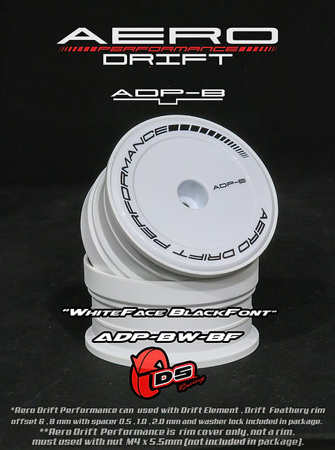 DS Racing RC Drift Wheel Inserts - Flat Face (2pcs) for 1/10