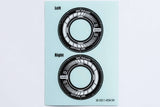 Reve D Wheel Sticker for RW-GA18 White/Blue RJ-WS01kw