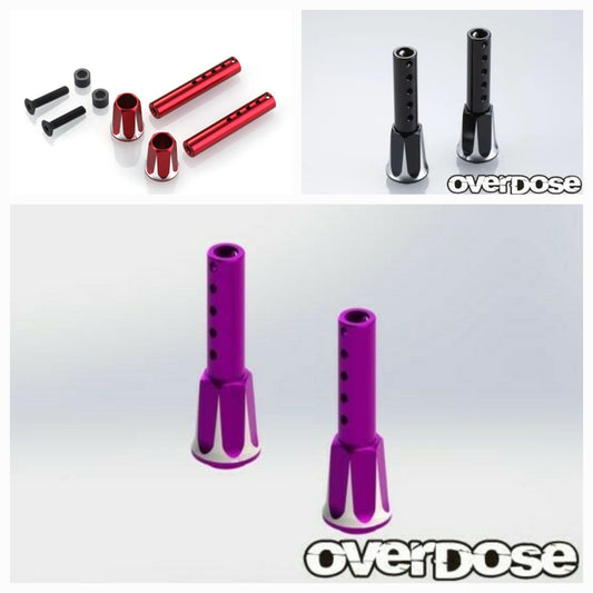Overdose body post various colours OD2661b