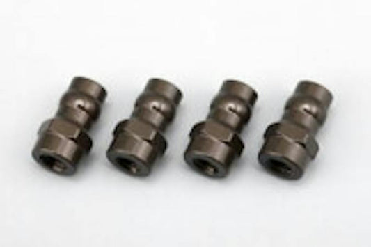 Yokomo hard coated Aluminum Shock Cap Ball 4pcs YS-8BHA