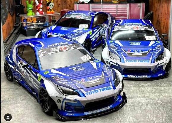 Vinyl & Logosticker SET (Jin Horino SPEC | TOYO TIRES approved) 1-10 Livery Body Graphics Vinyl Sheet [Pandora] VGP-622
