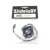 Slidelogy Aluminum Case Storm Cooling Fan 35mm Silver For 1/10 1/8 RC Maxx XMaxx