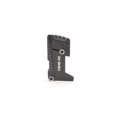 CORE RC Alloy Camber-Ride Height Gauge - Black CR800