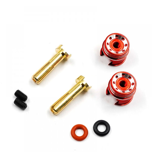 Yeah Racing Aluminium Grips 5mm Bullet Plug Various Colours