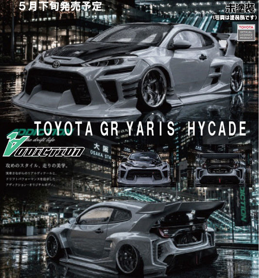 Toyota Yaris GR GXPA16 HYCADE Wide Body Set 1-10 Body Set 200mm / 203mm [Addiction] AD-RB18