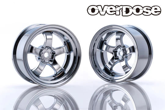 Overdose Work Meister S1R - High Chrome 7mm 1-10 Rims Wheels OD3953