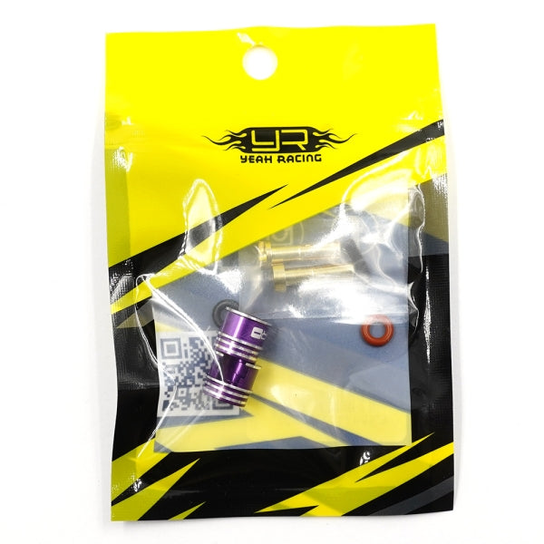 Yeah Racing Aluminium Grips 5mm Bullet Plug Various Colours