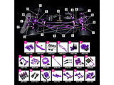 Yeah Racing Magenta Aluminum Conversion Kit For Tamiya TT02 Purple