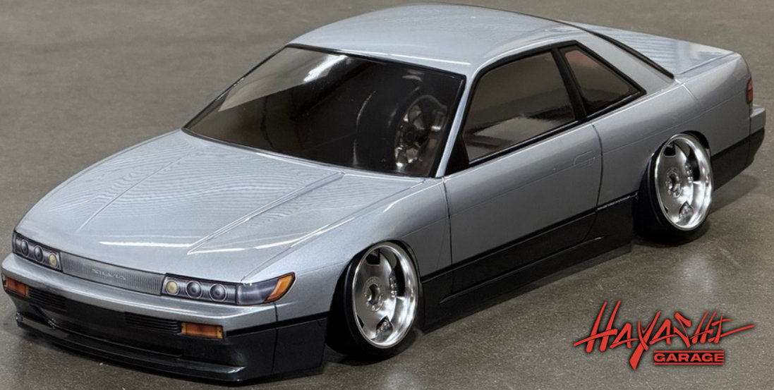 EURO (BIPPU) VIP Dish Style 1-10 Rims 8mm - Chrome Metallic Silver Gloss Black [Hayashi Garage]
