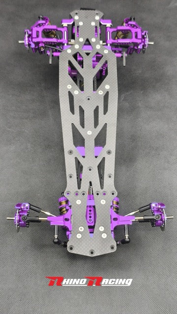 SR Series Lower Rear H-Arms Set - BLUE RED PURPLE BLACK [Rhino Racing] RR-1105