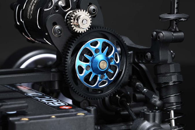 Yokomo RD-630BK - Alum. L.W. Spur Gear Hub (Black)