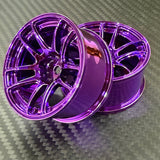 OVERDOSE CHROME Buzz Break Valino N820S - PINK - PURPLE - GOLD - RED - SILVER 7mm 1/10 Wheel Rims