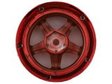 DS Racing Drift Element 5 Spoke Drift Wheels (Red Chrome) (2) (Adjustable Offset) w/12mm Hex DE-033