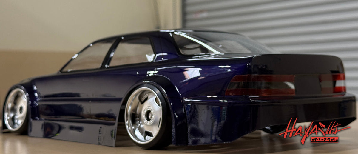 EURO (BIPPU) VIP Dish Style 1-10 Rims 8mm - Chrome Metallic Silver Gloss Black [Hayashi Garage]