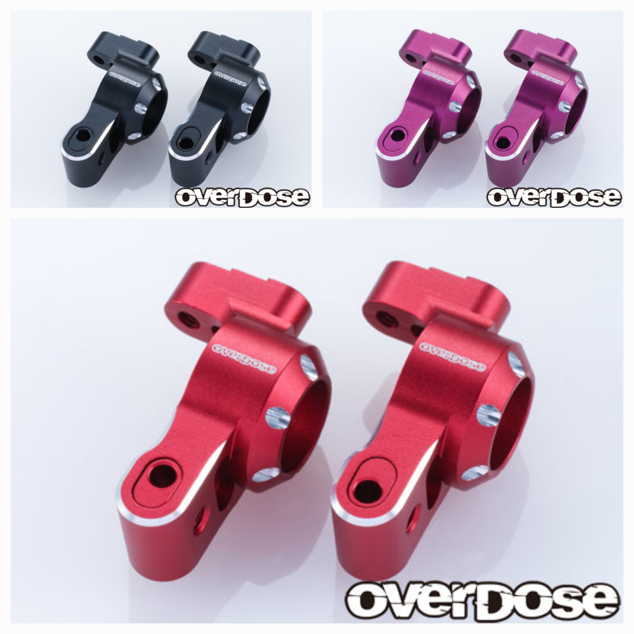 ES Aluminum Rear Upright (Rear Knuckles) (For GALM series) RED
