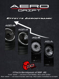 DS Racing – Slope Aero Drift Wheel Covers – (Orange) ADP-ATFO-BF
