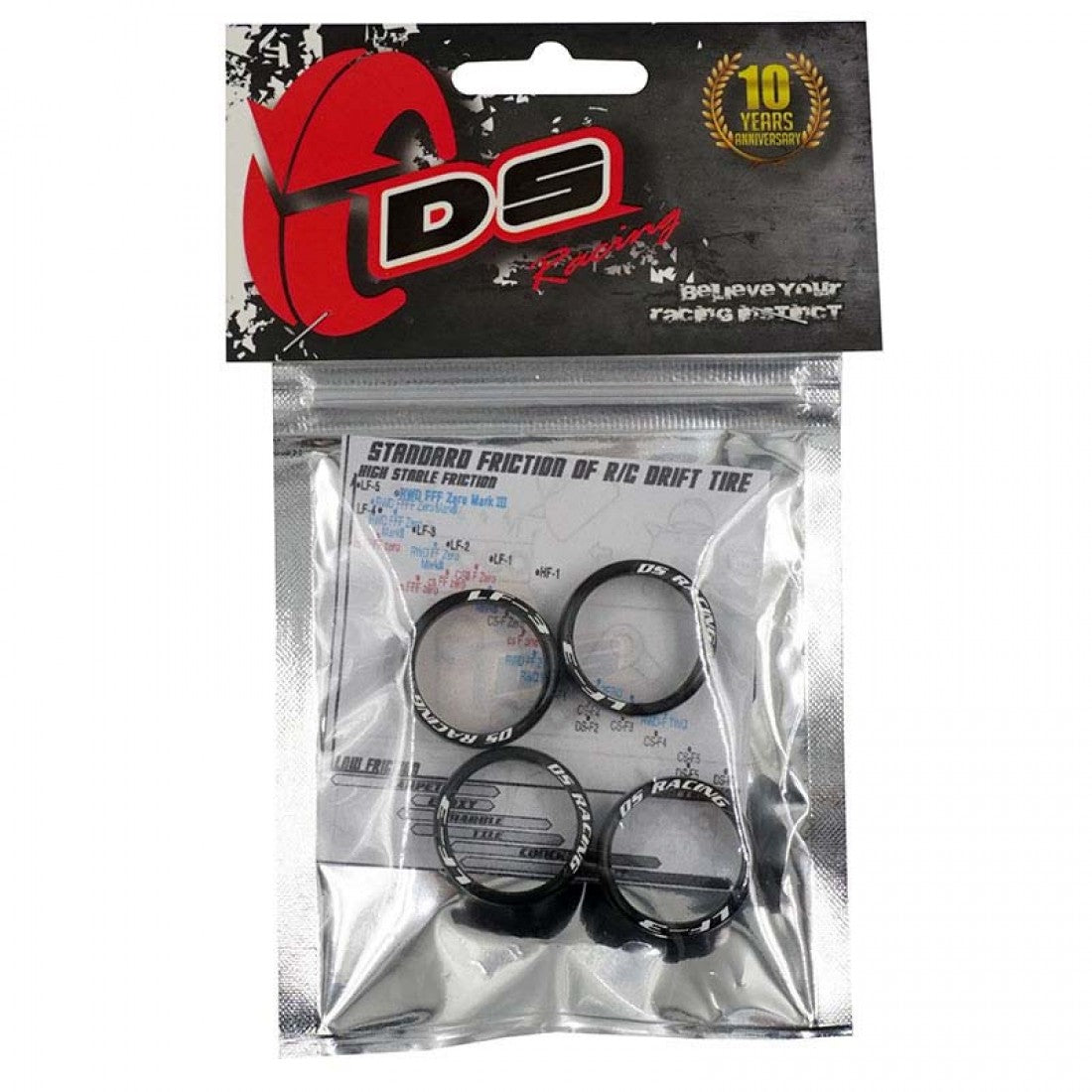 DS Racing LF3 8.5/11mm Drift Tires 4 pcs For Mini-Z MI20L-LF3NW