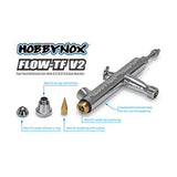 Hobbynox Flow-TF V2 Airbrush Top Feed 0.3/0.5/0.8mm HN002-20