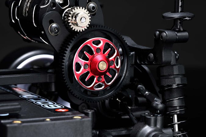 Yokomo RD-630BK - Alum. L.W. Spur Gear Hub (Black)