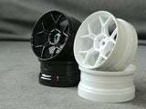 DS Racing RC Drift Wheels - Drift Feathery, GUNMETAL, Various Offsets 6mm or 8mm DF-007, DF-5Y2-88-GM
