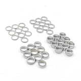 Yeah Racing Aluminium M5 X 7mm Flat Washer 0.5 / 1 / 2 / 3 mm 10pcs YA-0744SV
