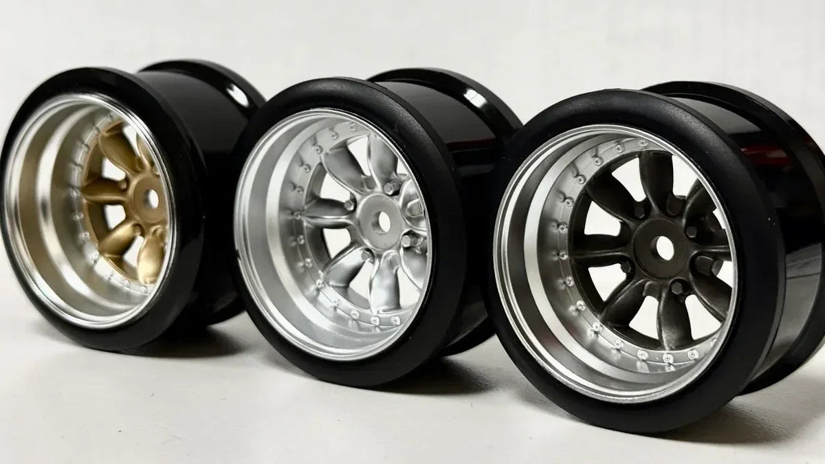 RIMS PANA 8-SPOKE STYLE 1/10 Gold rims – 8mm offset – Hayashi Garage ...