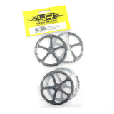 Aluminum Set Up Wheels for 1:10 RC Touring Car (BK)    Yt-0069