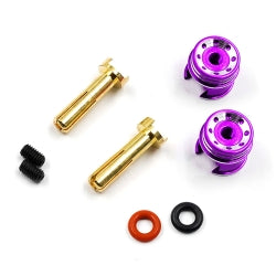Yeah Racing Aluminium Grips 5mm Bullet Plug Various Colours