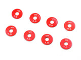 Yeah racing wheel spacers 0.5 1.0 set (8pcs) black