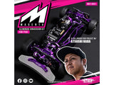 Yeah Racing Magenta Aluminum Conversion Kit For Tamiya TT02 Purple