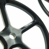 Aluminum Set Up Wheels for 1:10 RC Touring Car (BK)    Yt-0069