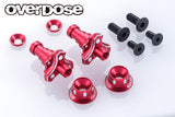 Aluminum One Piece Axle Shaft Type-2 (For OD/RWD) 5mm (RED PURPLE BLACK) [Overdose]