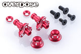 Aluminum One Piece Axle Shaft Type-2 (For OD/RWD) 5mm (RED PURPLE BLACK) [Overdose]